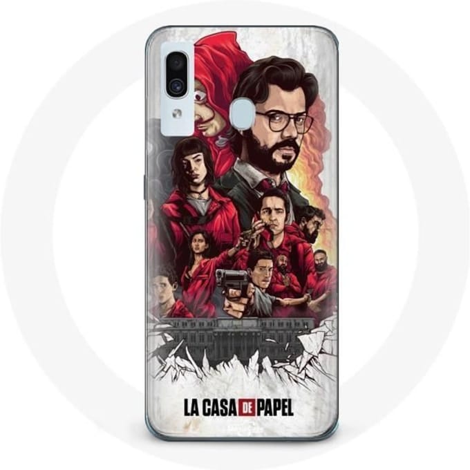 Coque pour samsung galaxy A30 La Casa De Papel affiche art