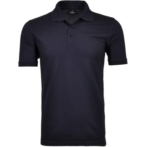 Ragman Piqué Poloshirt Uni No Logo Marine / male