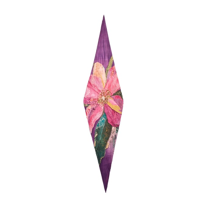 Zijde sjaal met bloemenmotief vrouw Desigual