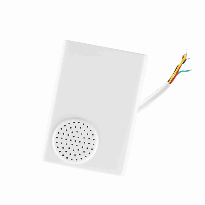 Sonnette filaire 12 V pour système de contrôle d'accès de sécurité au bureau et à domicile