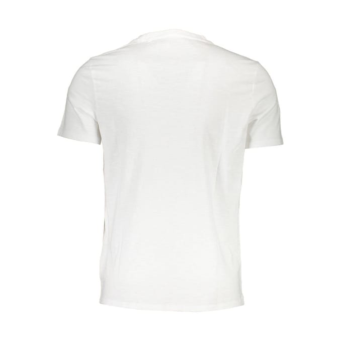 Guess Jeans Bianco Katoenen Heren T-shirt