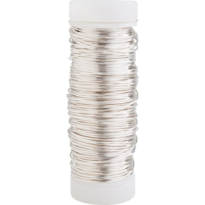 Koperdraad, zilverkleurig, 0,50 mm