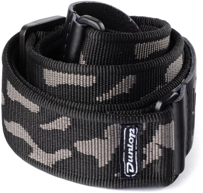 Dunlop D38-10GY Gitaarband Camouflage Grijs