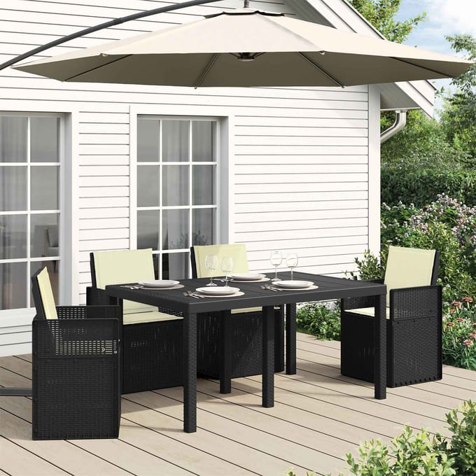 vidaXL - Zitkussen - en - Rugkussen - Polyester - Crèmekleurig - 47 - x - 45 - x - 2 - cm