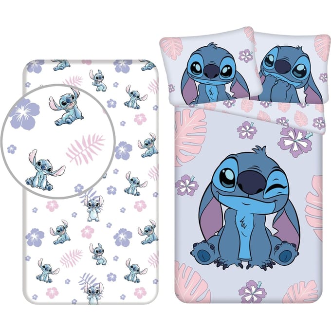 Lilo & Stitch Dekbedset - Dekbedovertrek - Hoeslaken - Kussensloop
