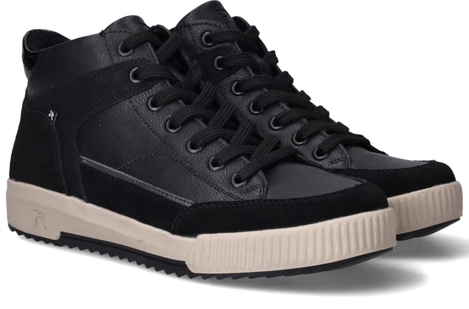 Rieker Sport Veterschoenen - Dames - Zwart - Maat:37