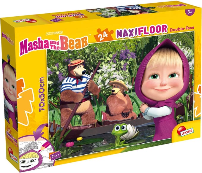 Lisciani - Masha - puzzel Maxifloor - 24 stukjes