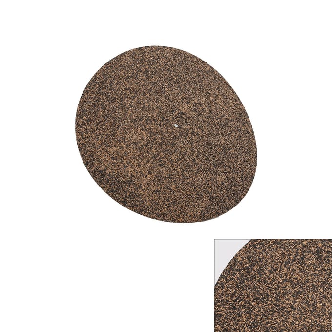 12in Vinyl Platen Mat Pad Kurk Antislip Antistatisch Draaitafel Slipmat voor LP Platen black