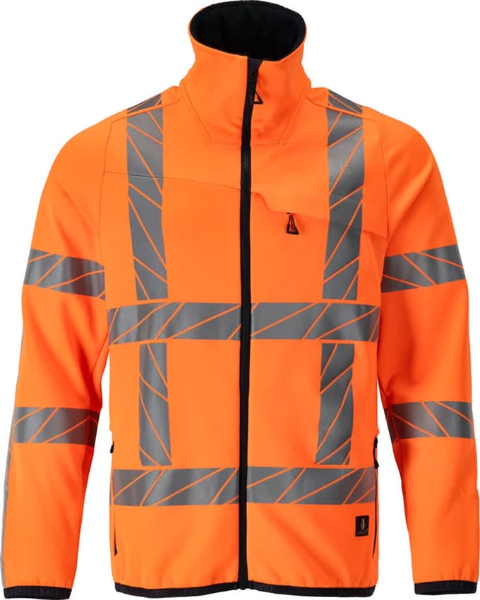 Mascot Accelerate Safe Fleecetrui met rits 24103-315 - Hi-Vis oranje - M