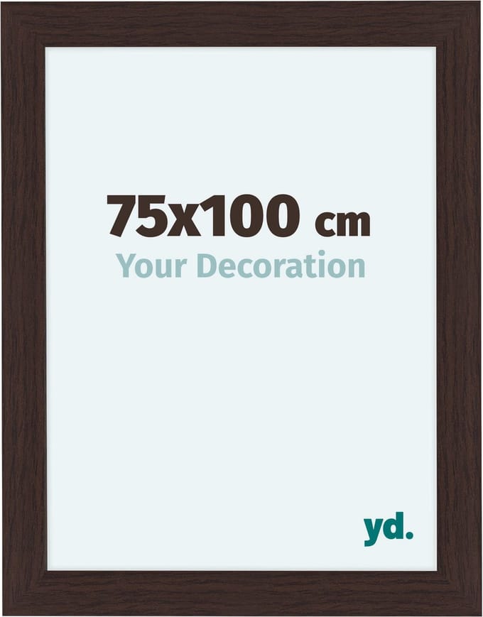 Your Decoration - Fotolijst 75x100 cm - MDF - Eiken Donker - Como