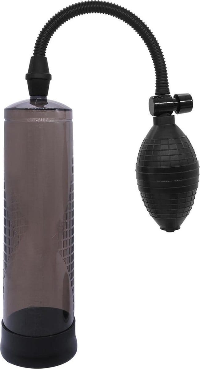 Power Escorts - Power Pump Zwart - Penis Pomp - Penis vergroter - 22 CM