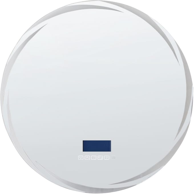 TANAY - Badkamerspiegel met LED - Zilver - Aluminium