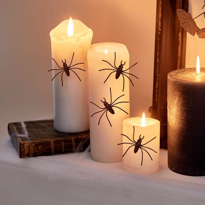 LOBERON Decoratiepin set van 4 Gwynetha antiekzwart