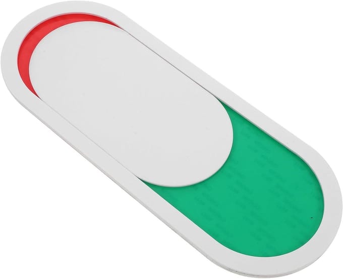Privacy Deurbord - Bezet Vrij Indicator - Kamer Status Aangeven - Glijdend Ontwerp - 26x10cm - Wit