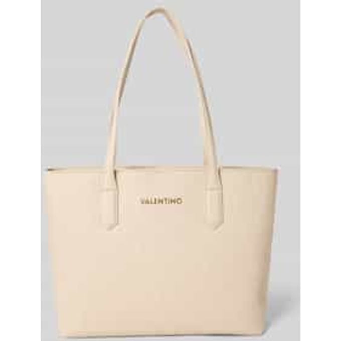 VALENTINO Shopper Schoudertas Pansy Shopping Bag Ecru Crème
