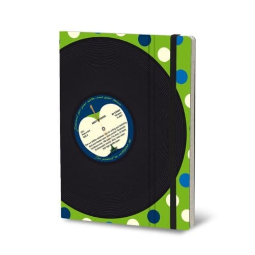 Stifflexible notitieboekje vinyl, 19 x 25 cm, abbey