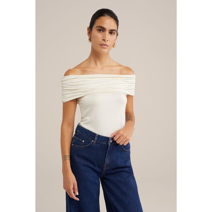 We Fashion T-shirt White Größe: L | Blusen Outlet | Damen | Weiß