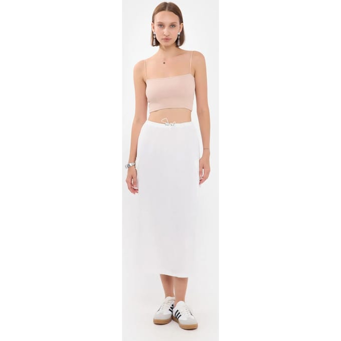 Koord Midi Rok met Zakdetails