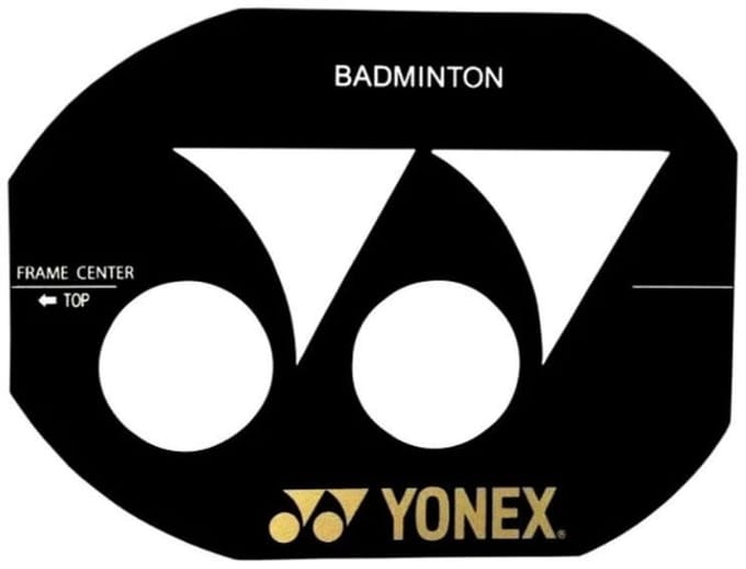 Yonex Sjabloon Logo Badminton - Yonex Stencil Badmintonracket