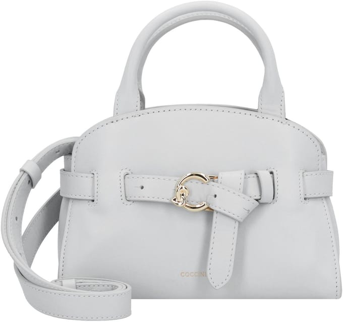 Coccinelle Sabine Handtas Leder 22 cm - Dames - snow