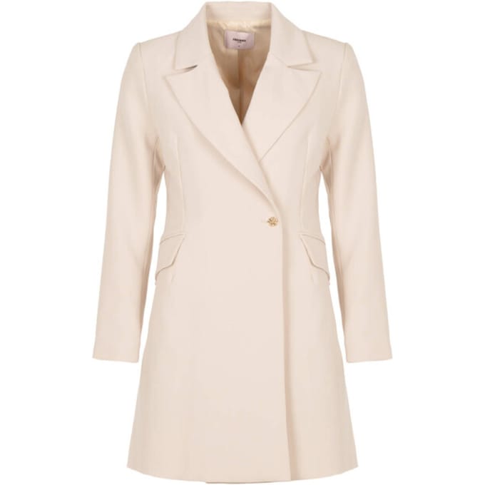 Freebird Wv-heavy-vi-blend-26-1 Dames - Jurk - Creme - Maat M