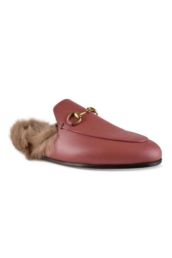 Gucci Princetown muiltjes Roze