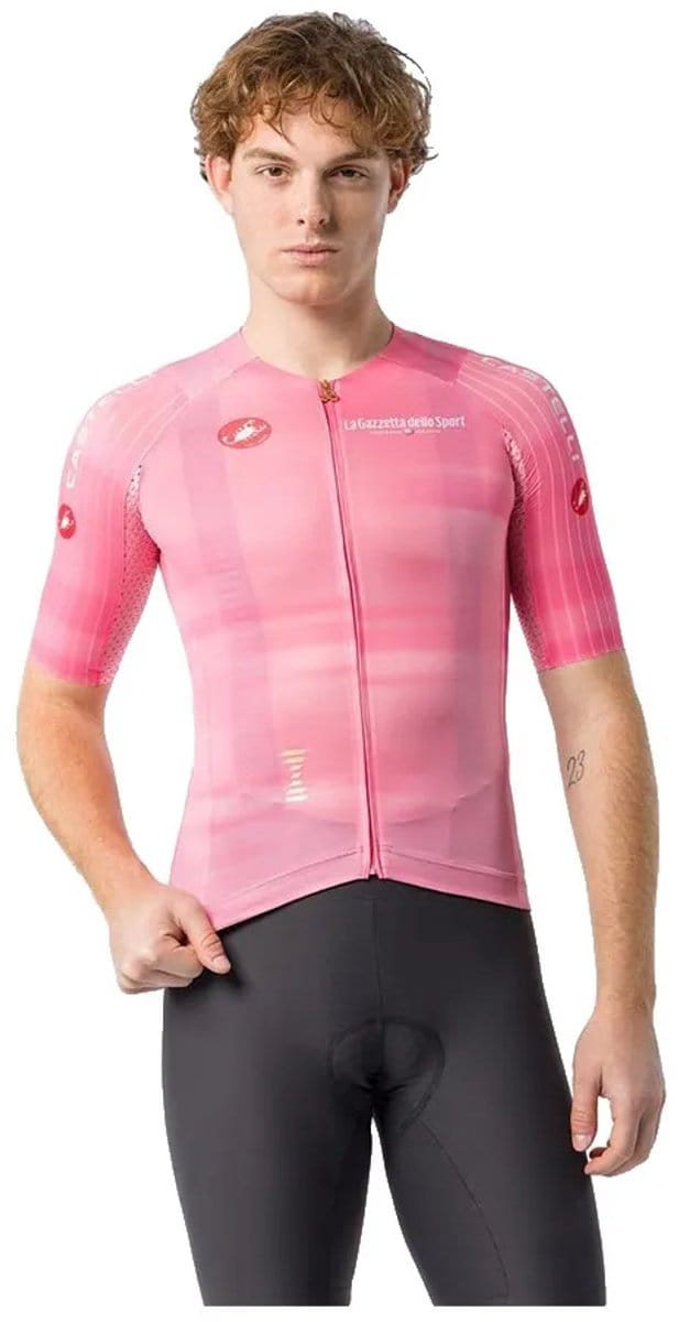 Castelli #giro109 Race 8s Korte Mouw Wielertrui Roze M Man