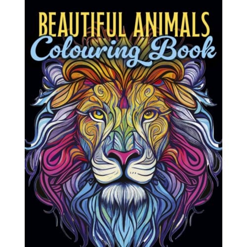 Beautiful Animals Colouring Book - Arcturus Creative Colouring - Tansy Willow