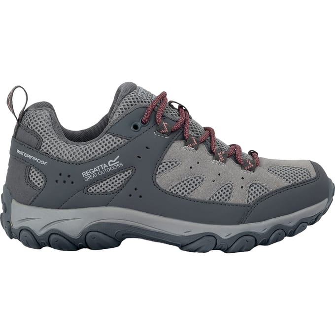 Regatta Dames/Dames Edgepoint IV Laag Loopschoenen (Donker staal/Dustroos)