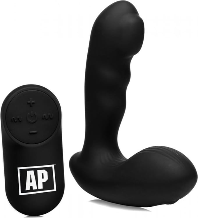 Alpha-Pro P-Milker Prostaat Vibrator Met Bewegende Kraal