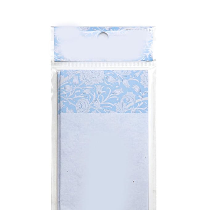 Schrijfpapier Briefpapier Set Elegant Vintage Gladder Briefpapier en Enveloppen Set voor white