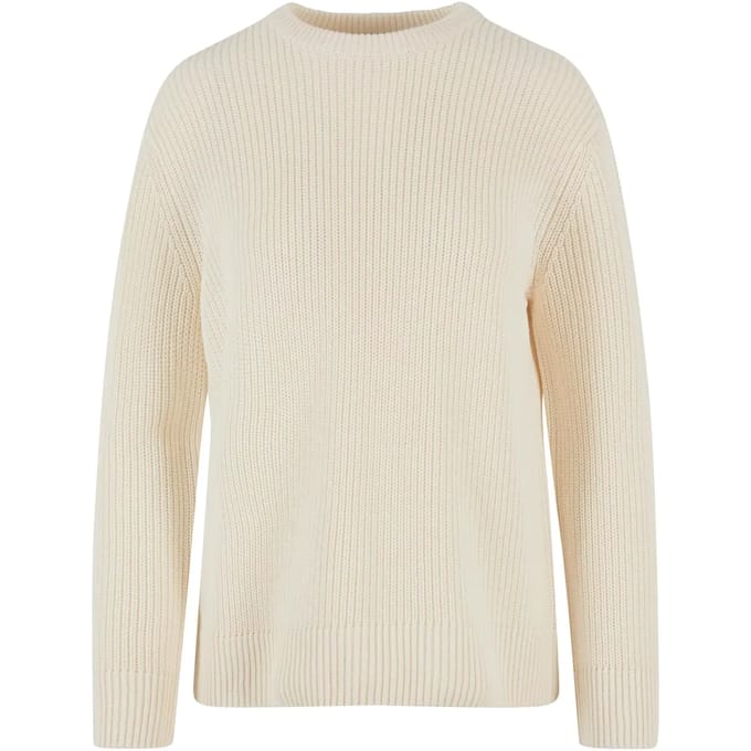 Urban Classics Dames Gebreide trui - gebroken wit - S