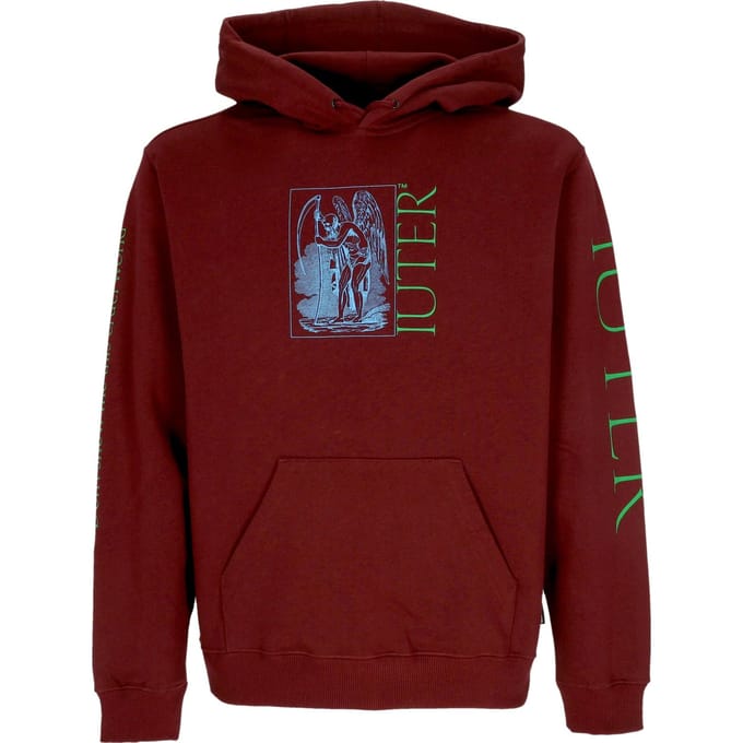 Cruel World-hoodie voor heren bordeauxrood
