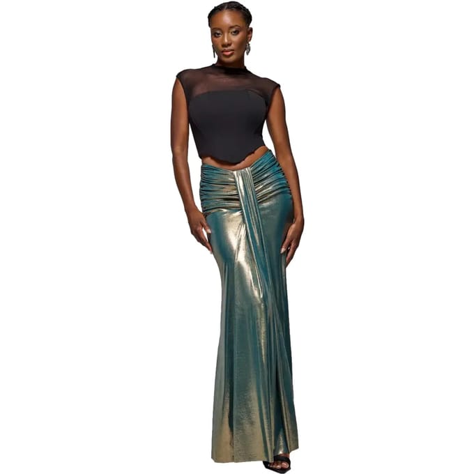 Lage taille jupe voor vrouw Goddiva Maxi