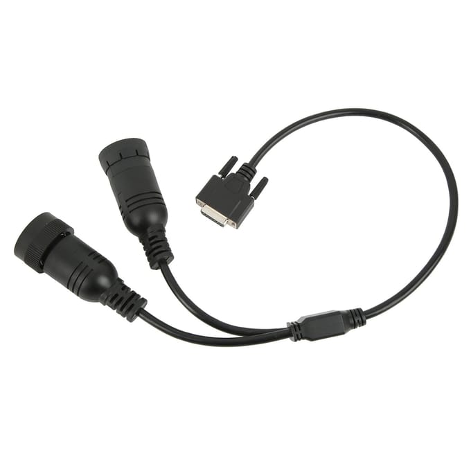 14-pins 9-pins diagnosekabeladapter 457?6114 ABS Rubber Hoge Flexibiliteit voor ET3 OBD2 317?7485 gray
