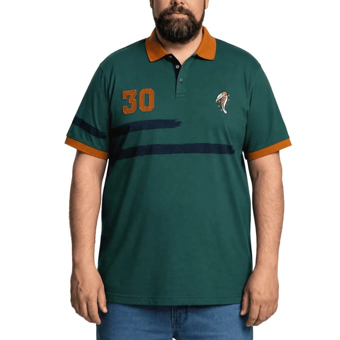 Bedrukte polo Maxfort Max