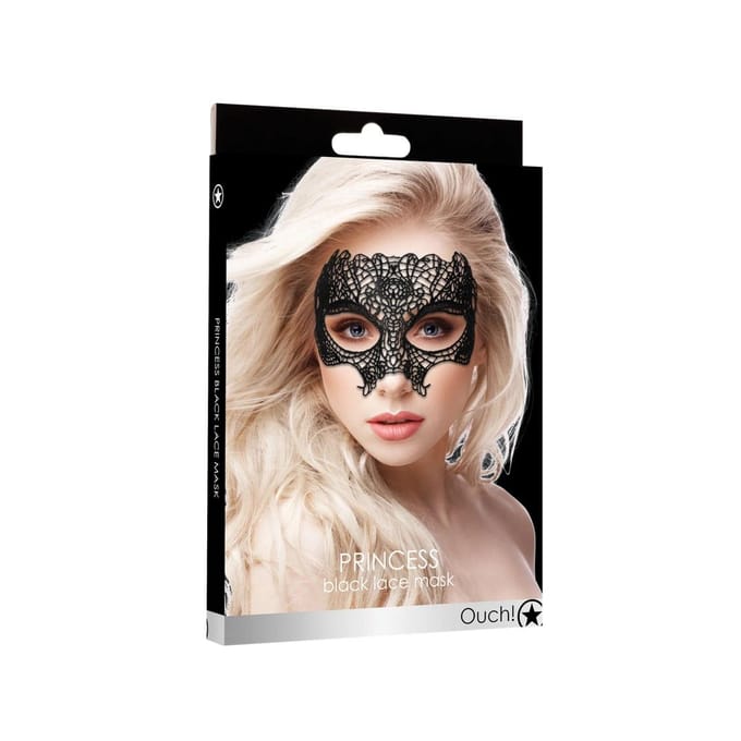 Princess Black Lace Mask - Zwart