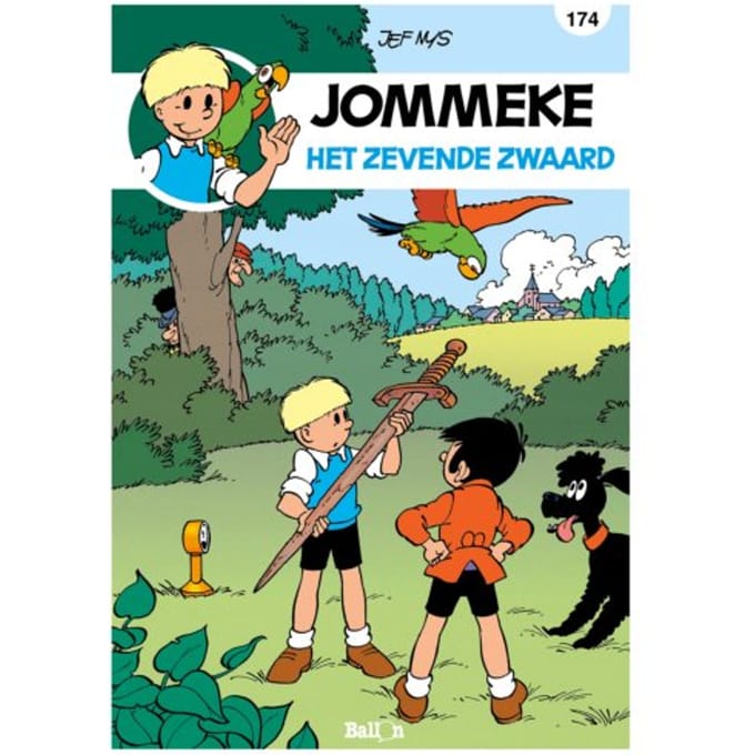 Het Zevende Zwaard - Jommeke Strip - Jef Mys