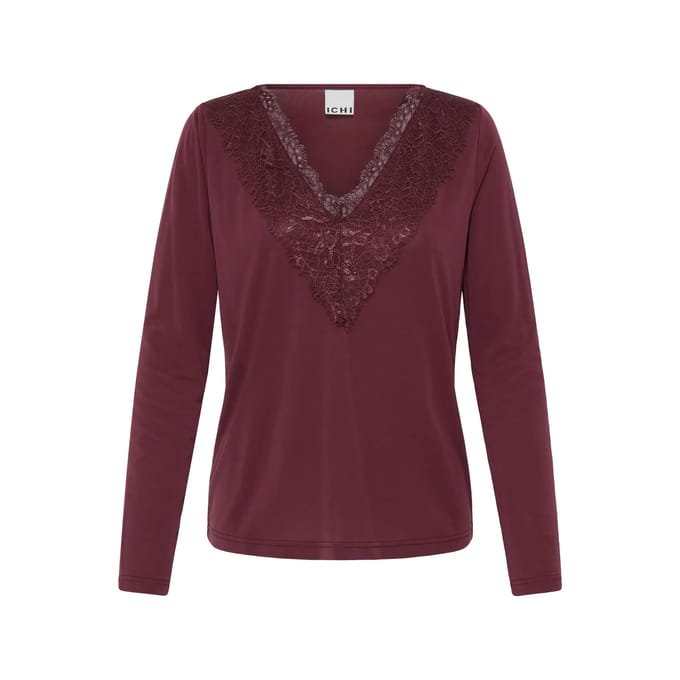 Dames-T-shirt met lange mouwen Ichi IHLike
