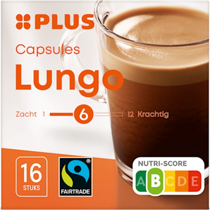 Koffiecapsules Lungo fairtrade