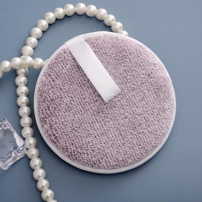 Make-up Remover Pads - Herbruikbare Doekjes - Make-up Verwijderen - Dubbelzijdig Ontwerp - 6 Stuks - Wit