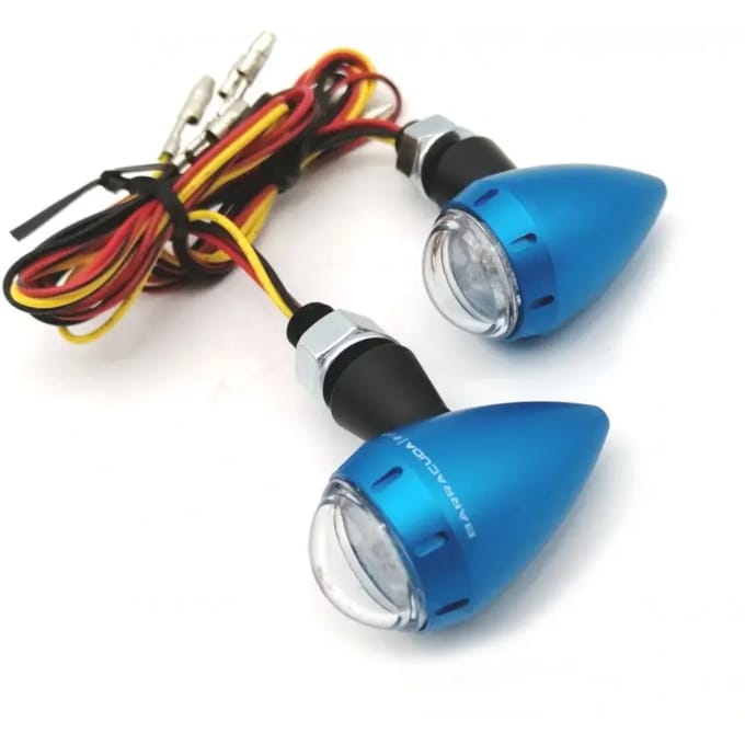 Paar motorfiets LED-knipperlichten Barracuda S-Led3 B-Lux