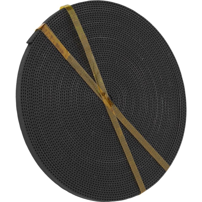 10M Distributieriem 6mm Breedte Neopreen Rubber Aandrijfriem voor 3D Printer Centrifuge CNC Machine black