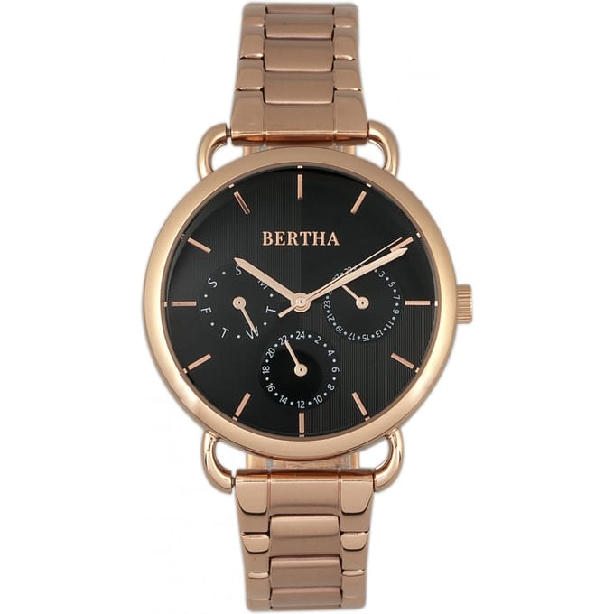 Bertha Gwen armbandhorloge met dag/datum