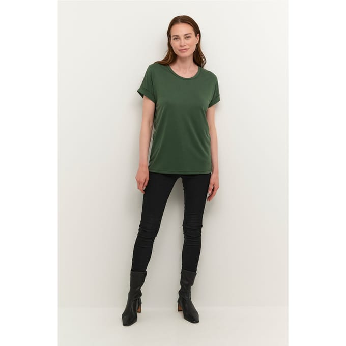 T-shirt Loose fit dark green
