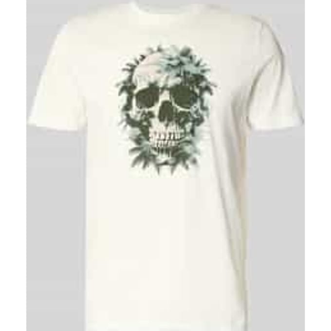 Regular fit T-shirt met motiefprint