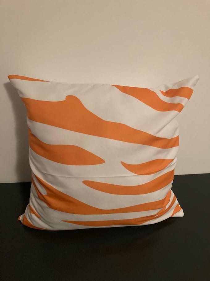 Nordic Geometry Collection Kussenhoes – Orange Edition - 45x45 cm