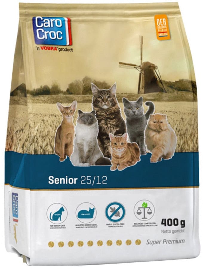 Carocroc Senior - Lam/Gevogelte/Vis - Kattenvoer - 400 g
