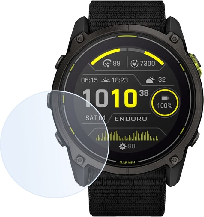 Screenprotector Geschikt voor Garmin Enduro 3 (51 mm) Screenprotector Bescherm Glas Screen Protector - Screenprotector Geschikt voor Garmin Enduro 3 Gehard Glas
