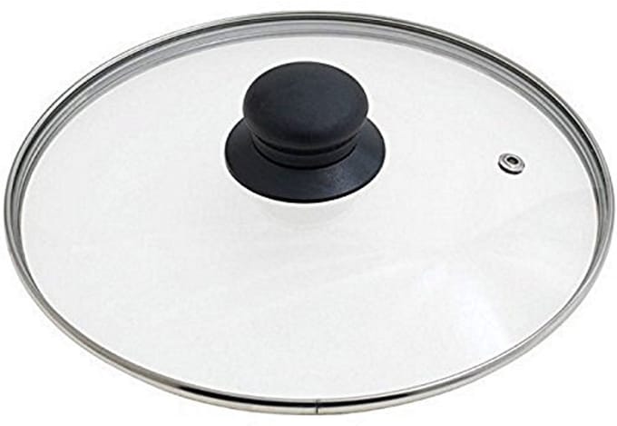 Transparante glazen deksel 14 cm voor kookpotten
